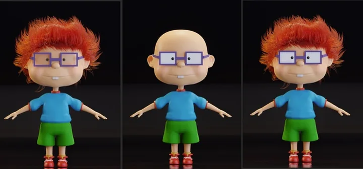 Getting the hair, the glasses and those two front teeth right.