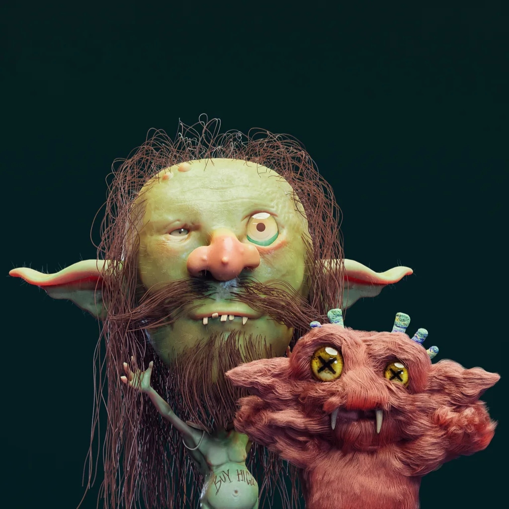 My Goblin Steve creation with his notorious Dreamcatcher mascot.