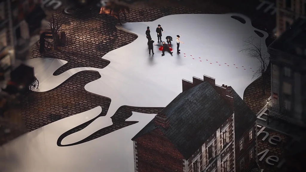 A close-up from inside the Sherlock Holmes world