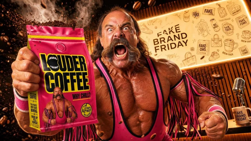 Key art. Louder Coffee.