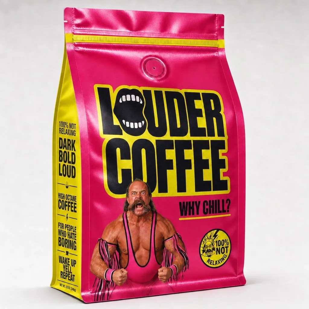 The final bag. Louder Coffee.