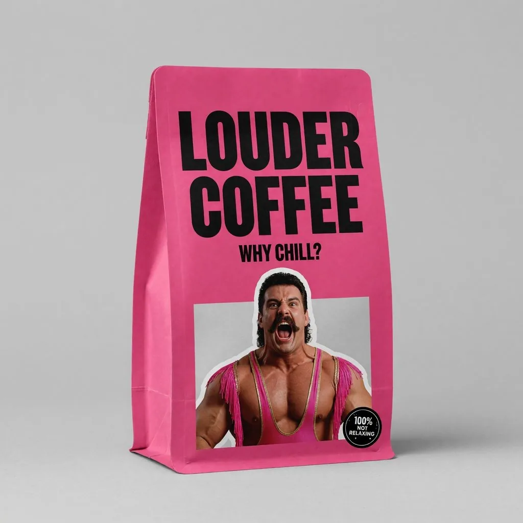 The first bag. Louder Coffee.