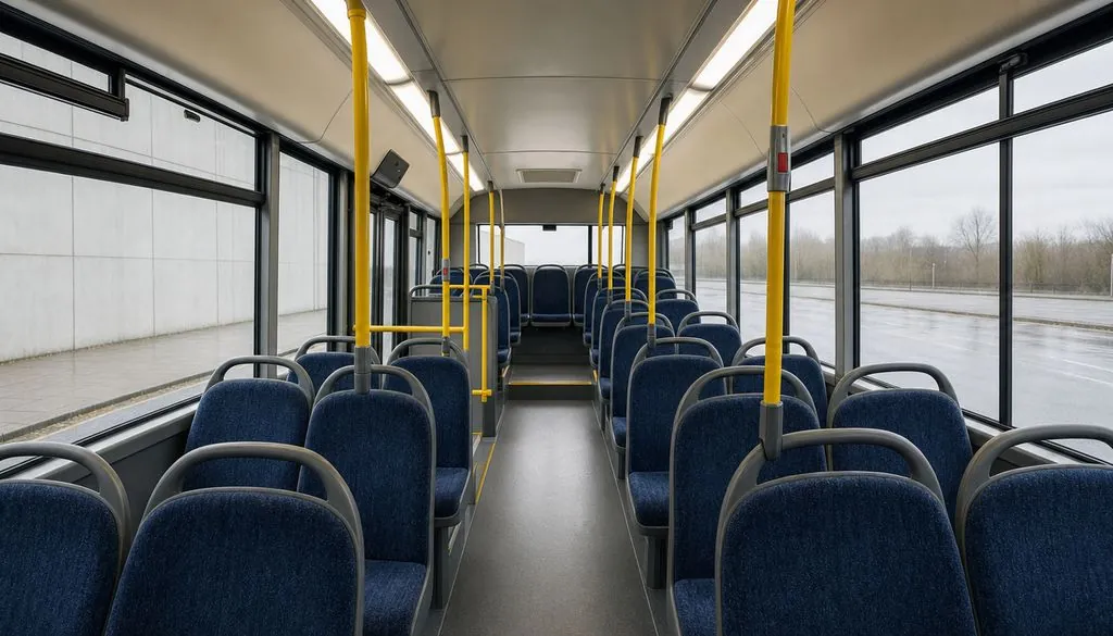 Looking back. Priority Seat.