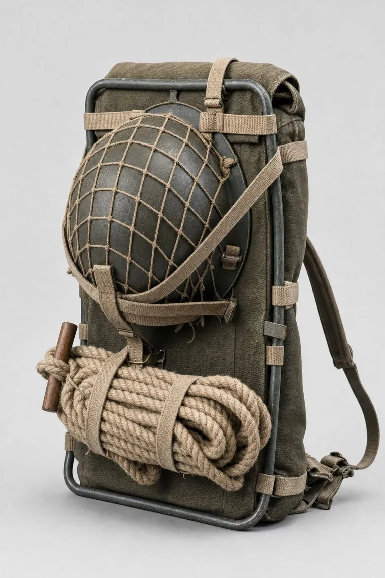 Bergen, helmet and toggle rope. Priority Seat.