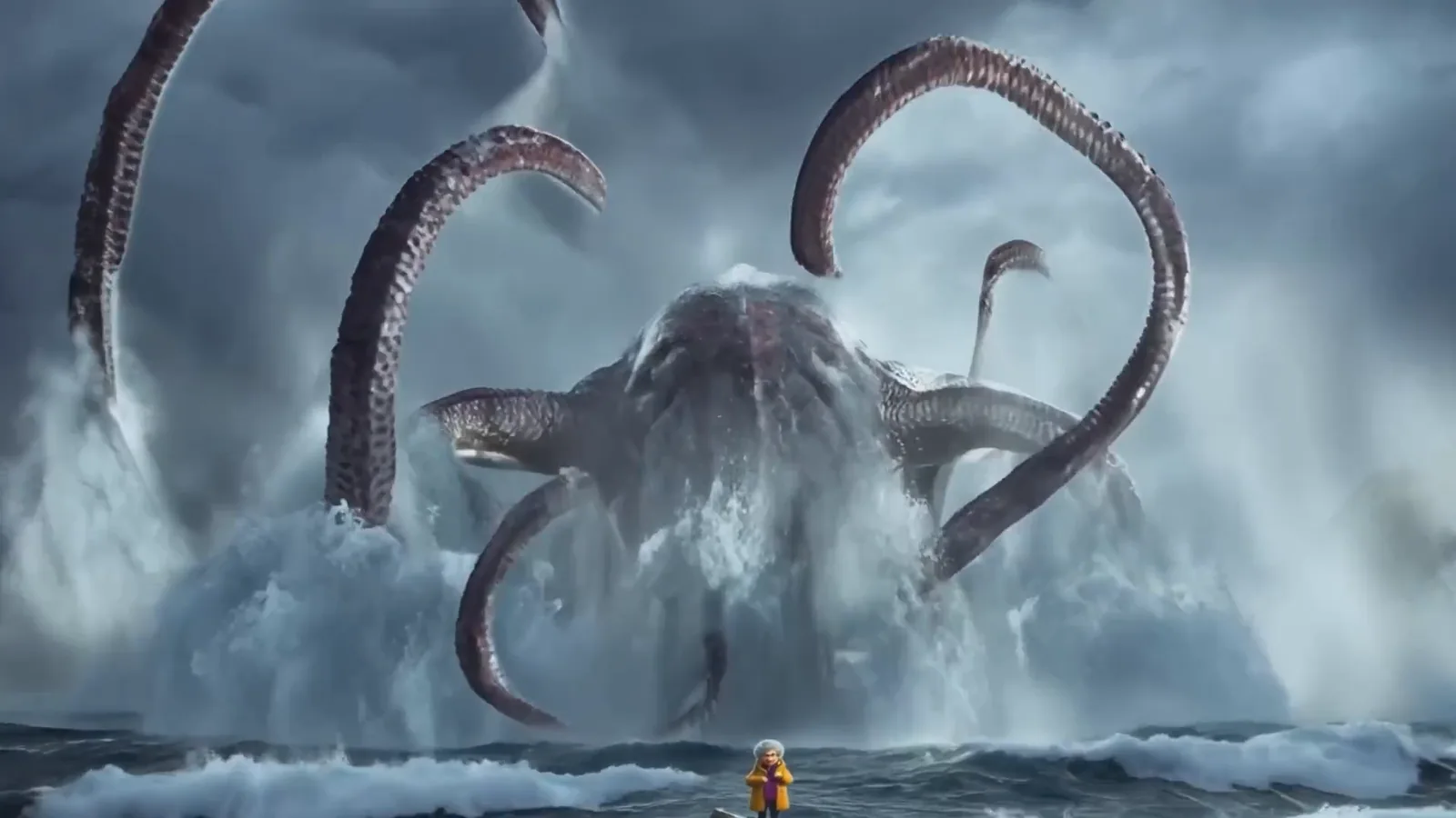 Giant octopus rises. Zigchain x Pineapple.